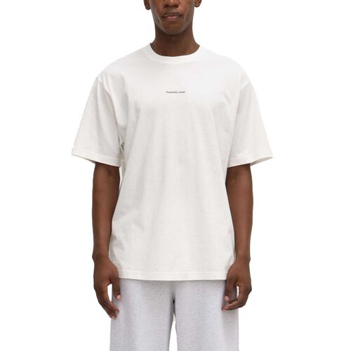 Assembly Label Mens Atelier Logo Tee Antique White